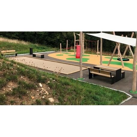 Metal bench 'AMBURGO'