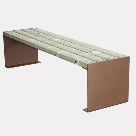 Metal bench 'AMBURGO'