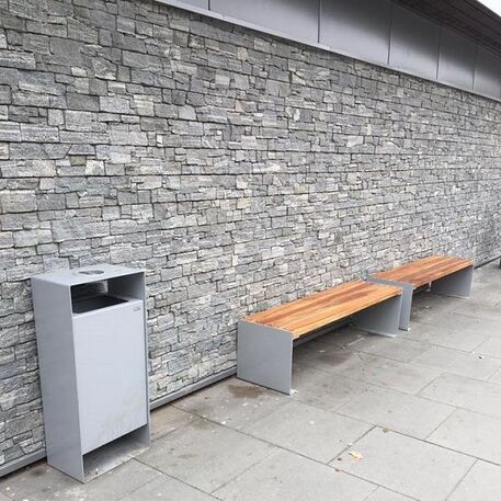 Metal bench 'AMBURGO'