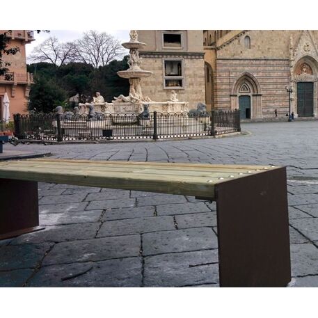 Metal bench 'AMBURGO'