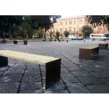 Metal bench 'AMBURGO'