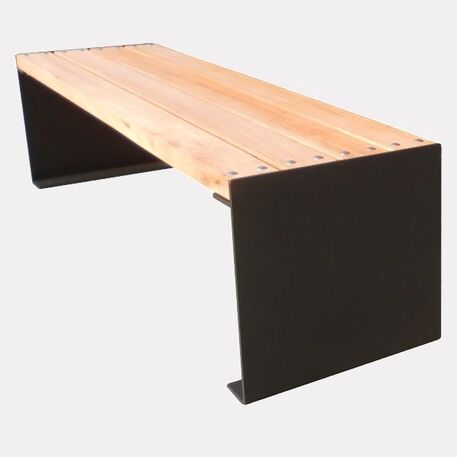 Metal bench 'AMBURGO'