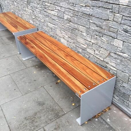 Metal bench 'AMBURGO'