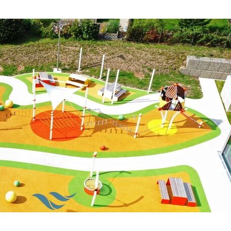 Picnic set metal bench and table 'Amburgo Picnic'