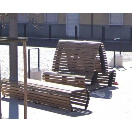 Metal bench 'AMETISTA'