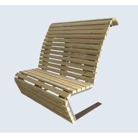 Metal bench 'AMETISTA'