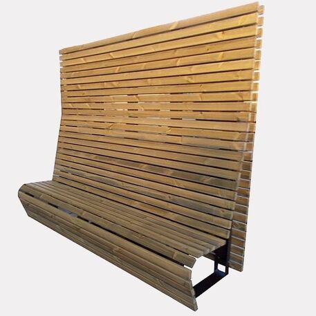 Metal bench 'AGATA'