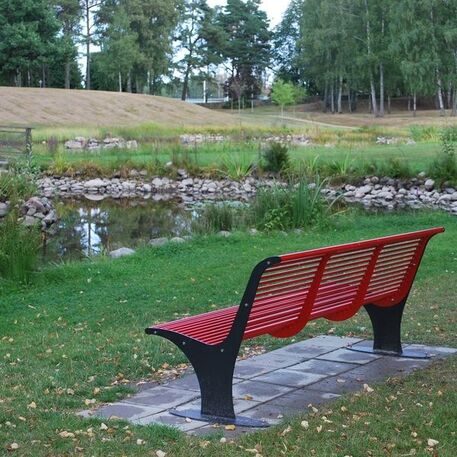 Metal bench 'ATHENA'