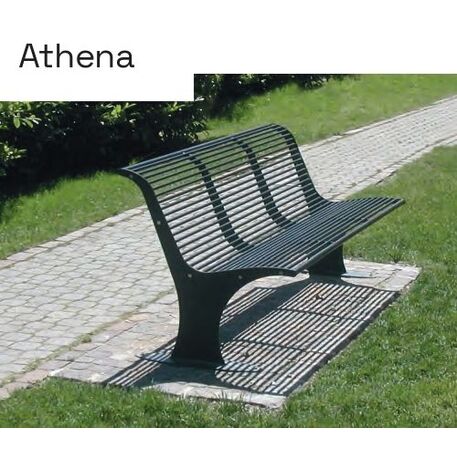 Metal bench 'ATHENA'