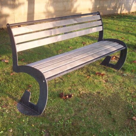 Metal bench 'AURORA'
