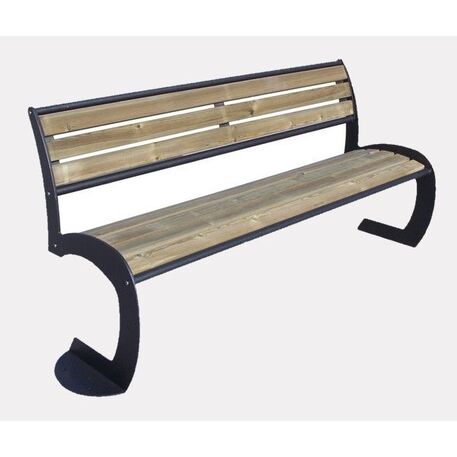 Metal bench 'AURORA'