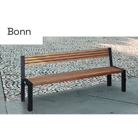 Metal bench 'Bonn'