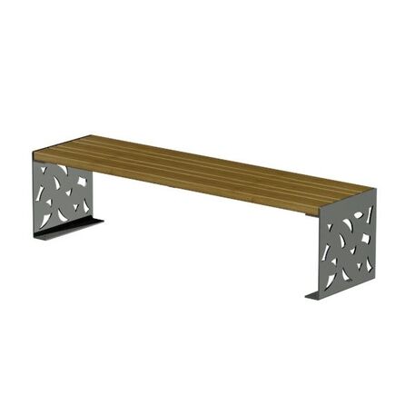 Metal bench 'Doha'