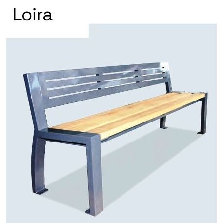 Metal bench 'Loira'
