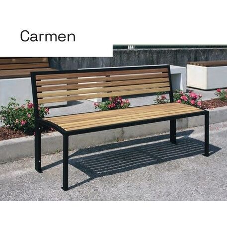 Metal bench 'CARMEN'