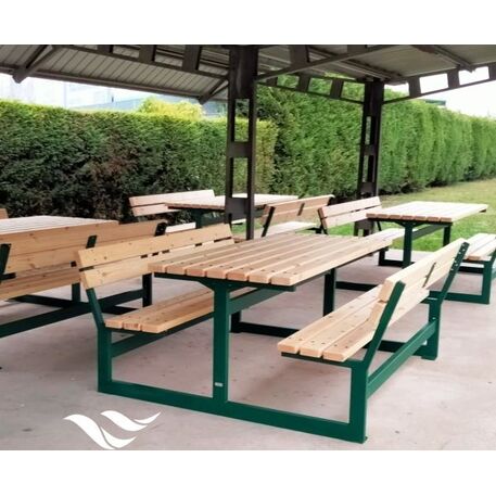 Metallbank + Tisch 'Break point Picnic'