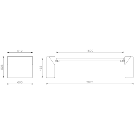 Concrete bench 'CIPRO'