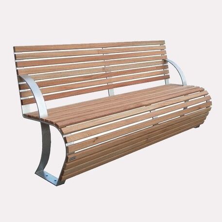 Metal bench 'DIAMANTE'
