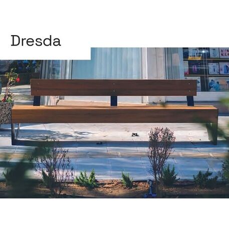 Metal bench 'Dresda'
