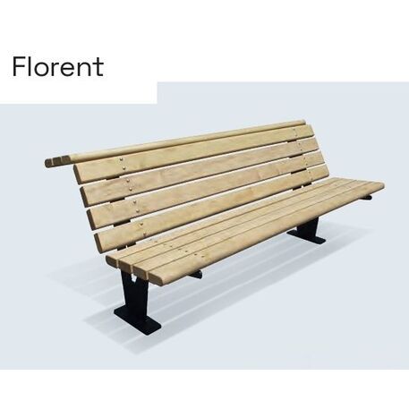 Metal bench 'FLORENT'