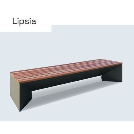 Metal bench 'Lipsia'