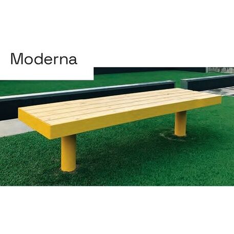 Metal bench 'MODERNA'