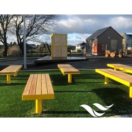 Metal bench 'MODERNA'