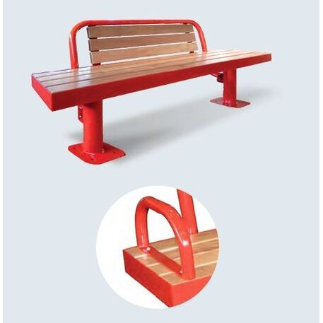 Metal bench 'MODERNA'