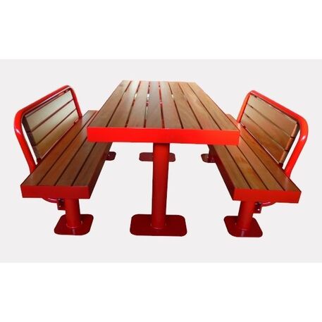 Metal bench + table 'Moderna Picnic'