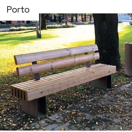 Metal bench 'PORTO'
