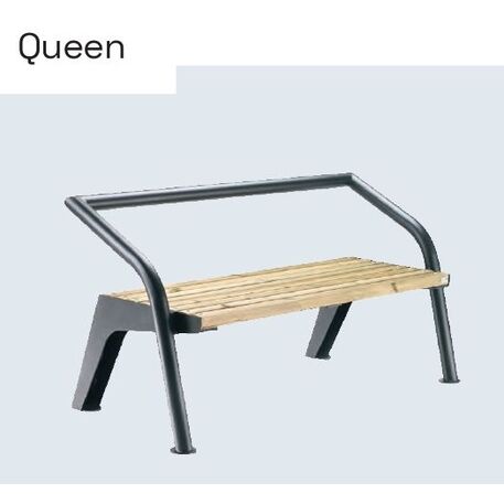 Metal bench 'QUEEN'
