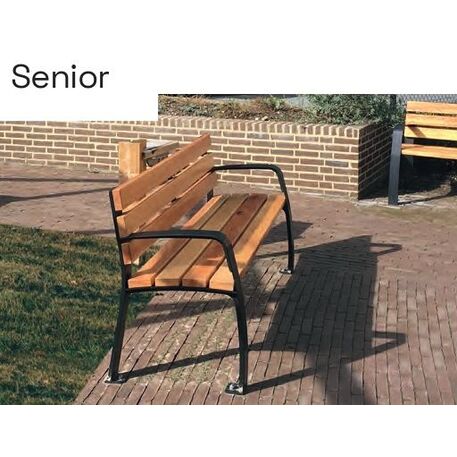 Metal bench 'SENIOR'