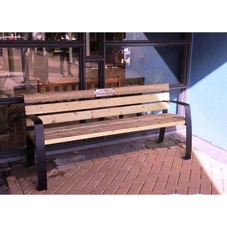 Metal bench 'SENIOR'
