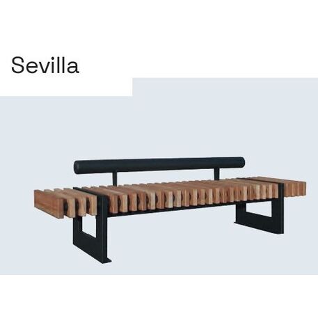 Metal bench 'SEVILLA'