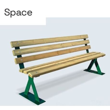 Metal bench 'Space'