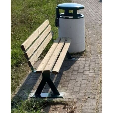 Metal bench 'Space'