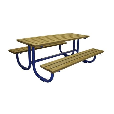 Metal bench + table 'Family Picnic'