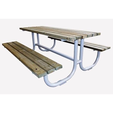 Metal bench + table 'Family Picnic'