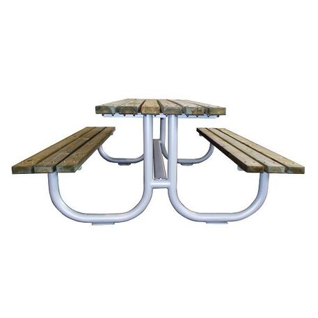 Metal bench + table 'Family Picnic'