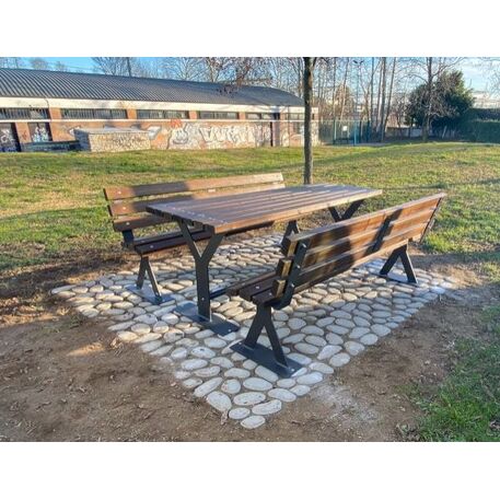 Metallbank + Tisch 'Space Picnic'