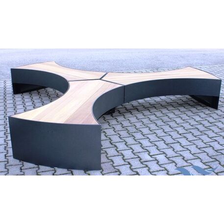 Metal bench 'STELLA'