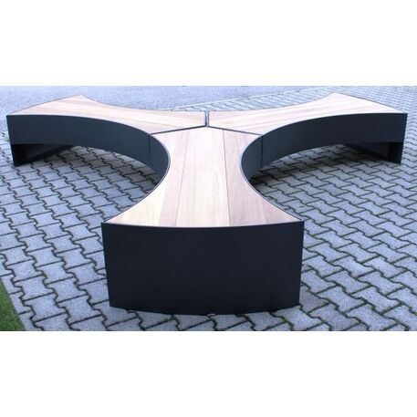 Metal bench 'STELLA'