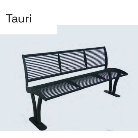 Metal bench 'TAURI'