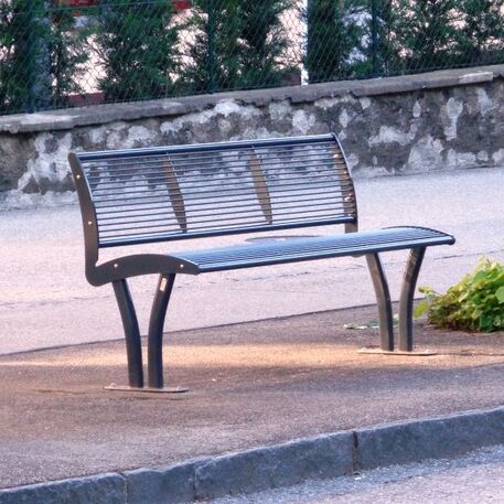 Metal bench 'TAURI'