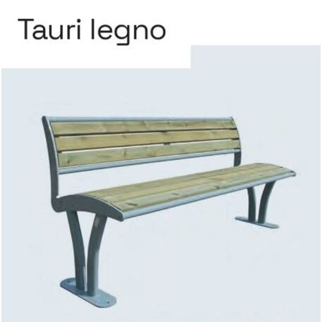 Metal bench 'TAURI'