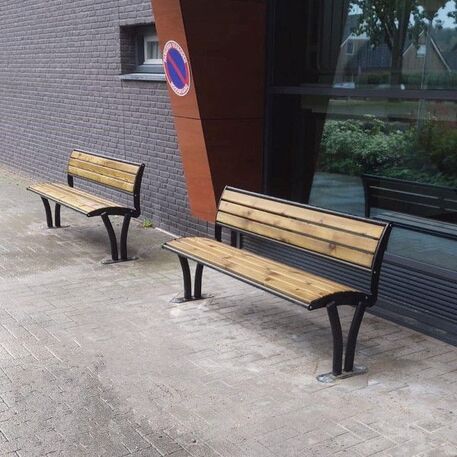 Metal bench 'TAURI'