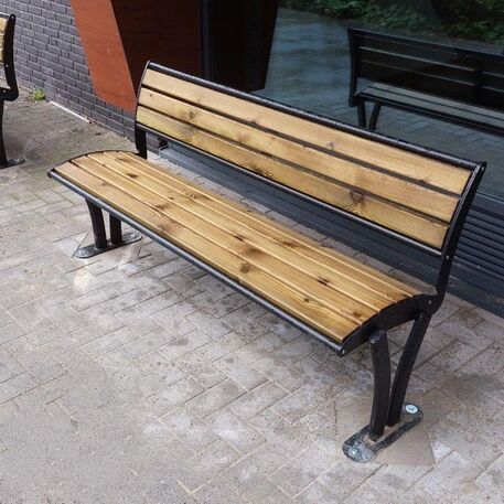 Metal bench 'TAURI'