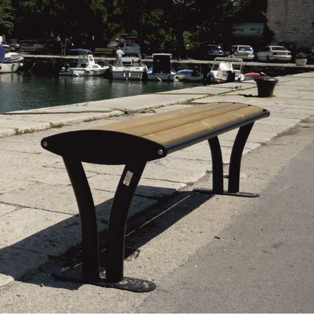 Metal bench 'TAURI'