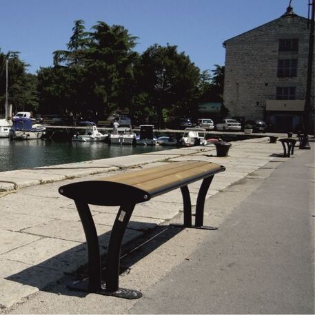 Metal bench 'TAURI'