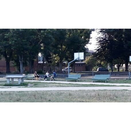 Metal bench 'Milano'